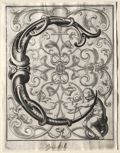 Neues ABC-Heft: C, 1627 von Lucas Kilian
