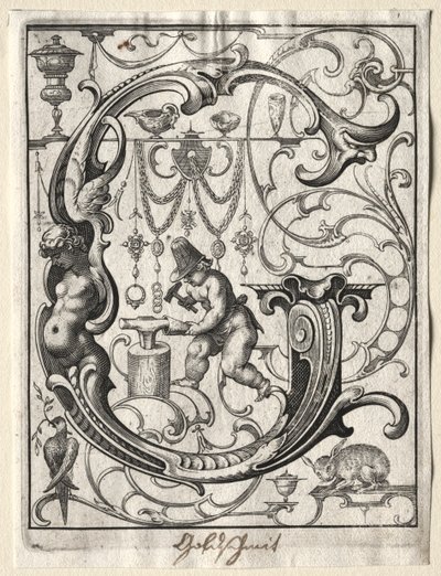 Neues ABC-Heft: G, 1627 von Lucas Kilian