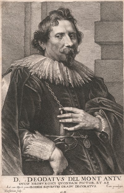 D. Deodatus Del Mont Antu. von Lucas Vorsterman