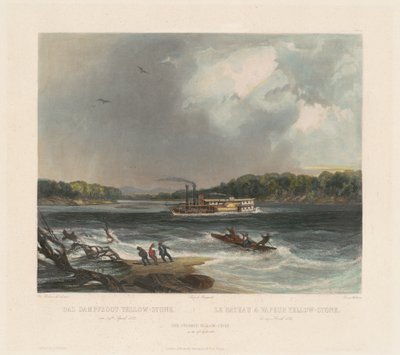 Der Dampfer Yellow-stone von Lucas Weber after Karl Bodmer