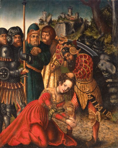 Martyrium der hl. Katharina von Lucas school of Cranach