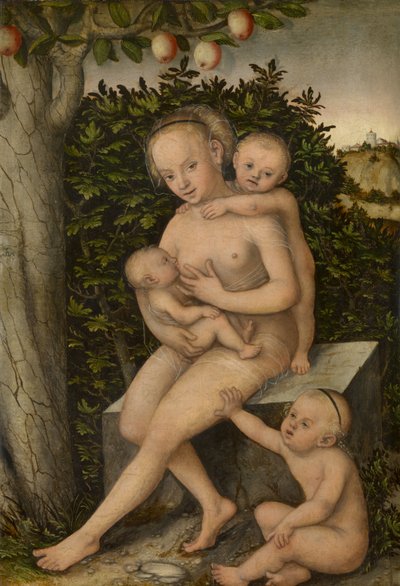 Nächstenliebe von Lucas the Elder Cranach