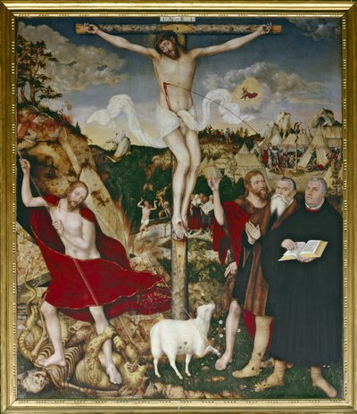Christus am Kreuz von Lucas the Elder Cranach