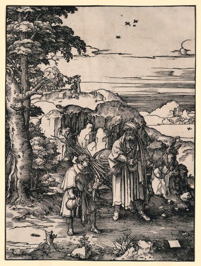 Abrahams Opfer von Lucas van Leyden