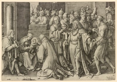 Anbetung der Könige von Lucas van Leyden