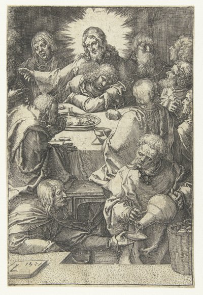 Das letzte Abendmahl Die kleine Passion (Serientitel) von Lucas van Leyden