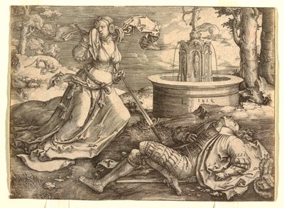 Pyramus und Thisbe von Lucas van Leyden