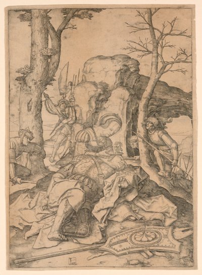 Samson und Delilah von Lucas van Leyden