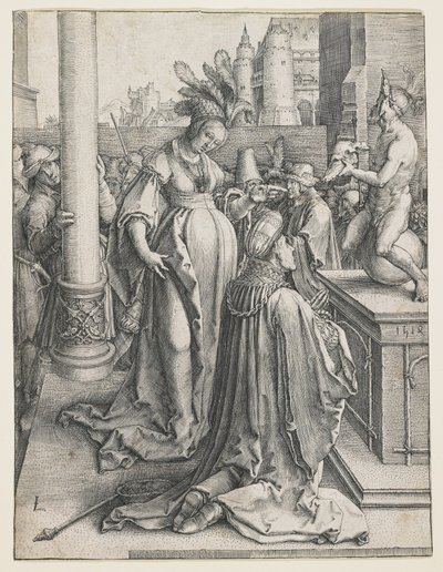 Salomos Götzendienst von Lucas van Leyden