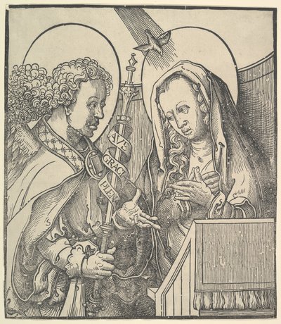 Die Verkündigung, 1515 von Lucas van Leyden