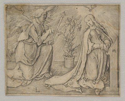 Die Verkündigung, ca. 1516 von Lucas van Leyden