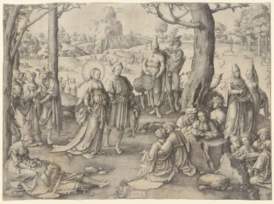 Der Tanz der Heiligen Maria Magdalena von Lucas van Leyden