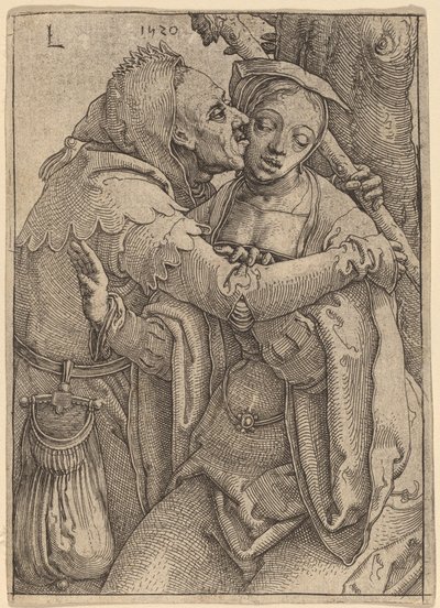 Der Narr und die Frau von Lucas van Leyden