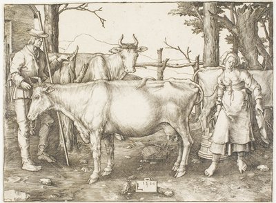 Die Milchmagd von Lucas van Leyden