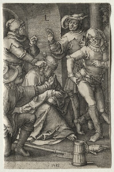 Die Passion: Die Verspottung Christi von Lucas van Leyden