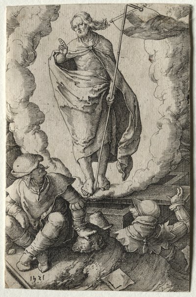 Die Passion: Die Auferstehung, 1521 von Lucas van Leyden