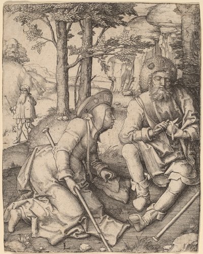 Die Pilger von Lucas van Leyden