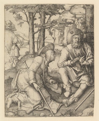 Die Pilger, ca. 1508 von Lucas van Leyden