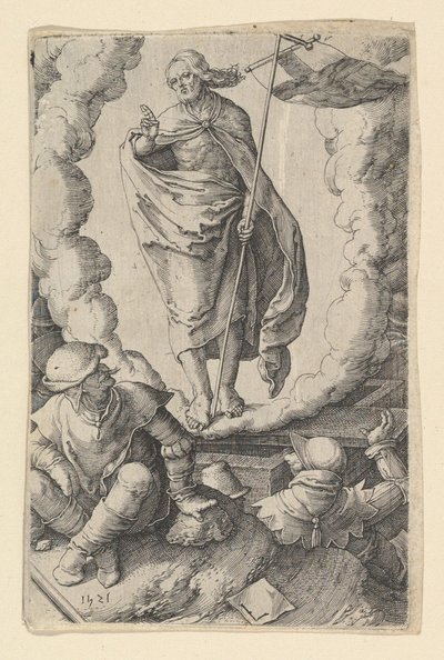 Die Auferstehung, 1521 von Lucas van Leyden