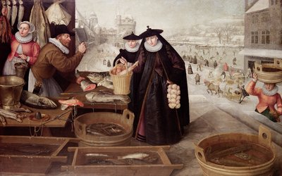Winter, 1595 von Lucas van Valckenborch