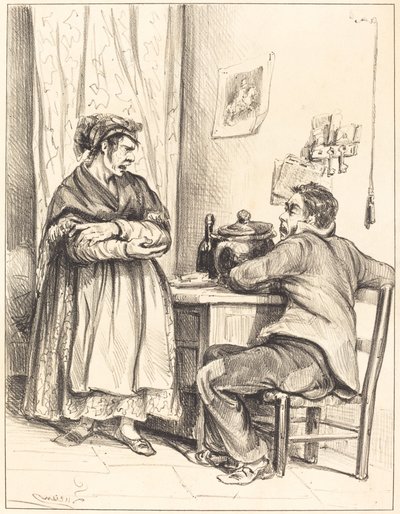 Häuslicher Streit von Lucien