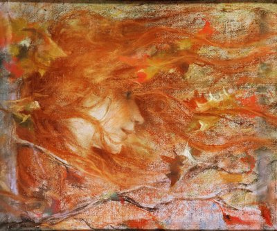 Der Windstoß von Lucien Levy Dhurmer