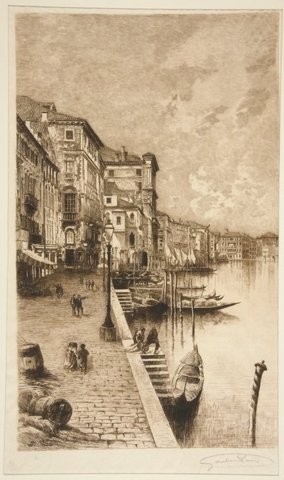 Kai, Venedig von Lucien Marcelin Gautier