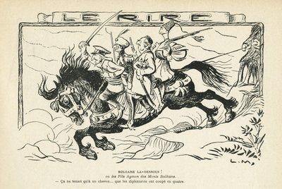 Illustration in Le Rire von Lucien Metivet