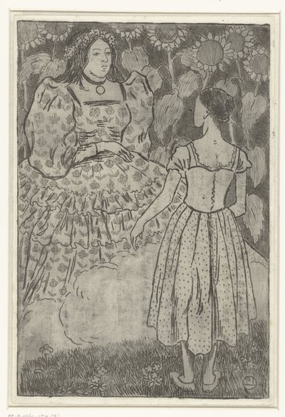 Fee erscheint Aschenputtel von Lucien Pissarro