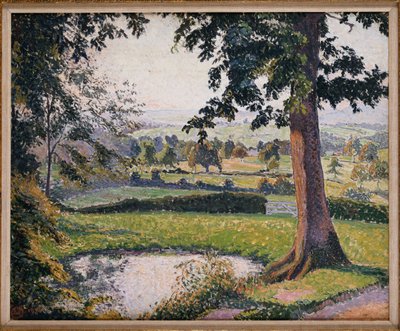 Gunville Pond, Sedgeville von Lucien Pissarro