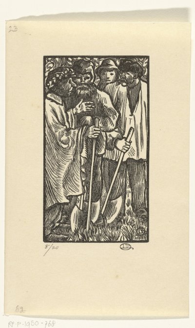 Holzfäller von Lucien Pissarro