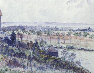 La Frette von Lucien Pissarro