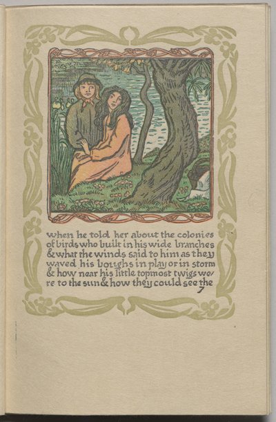 Die Königin der Fische: Platte 7 von Lucien Pissarro