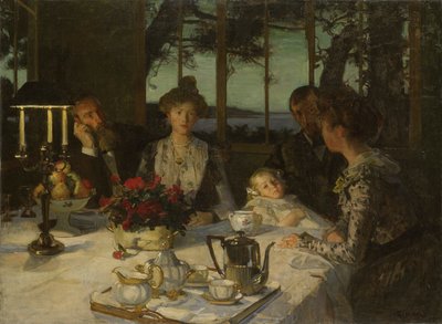 Gespräch in der Dämmerung von Lucien Simon
