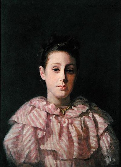 Porträt eines jungen Mädchens von Lucius Wolcott Hitchcock