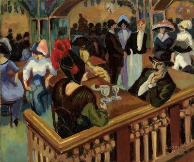 Café Parisien (Bal Tabarin) von Ludovic Rodolphe Pissarro