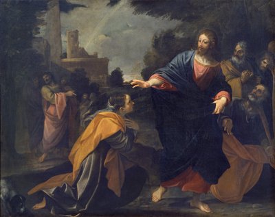 Christus und die kanaanäische Frau von Ludovico Carracci