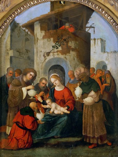 Die Anbetung der Könige von Ludovico Mazzolino