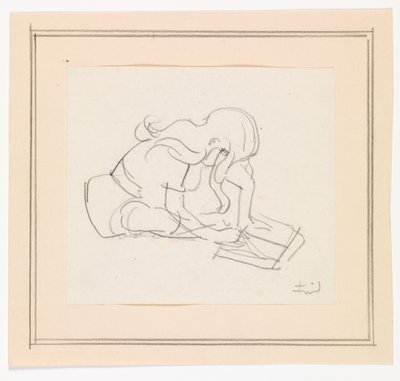 Lesendes Mädchen von Ludvig Find