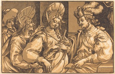 Die Kupplerin von Ludwig Büsinck after Georges Lallemand