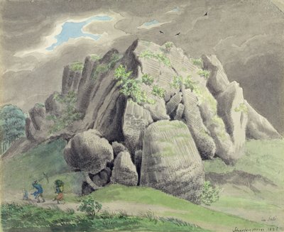 Scharfenstein bei Gudensberg von Ludwig Emil Grimm