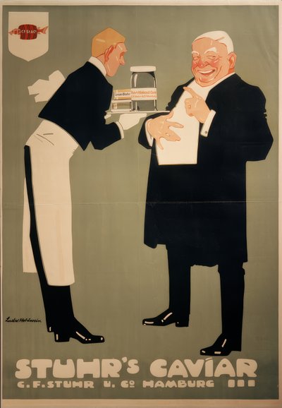 Lebensmittel / Kaviar (gereinigter und gesalzener Rogen) von Ludwig Hohlwein