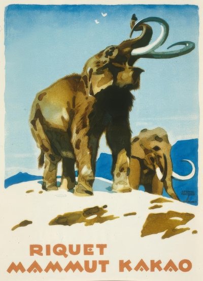 Riquet Mammut Kakao von Ludwig Hohlwein