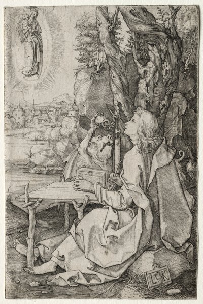 St. Johannes auf der Insel Patmos von Ludwig Krug