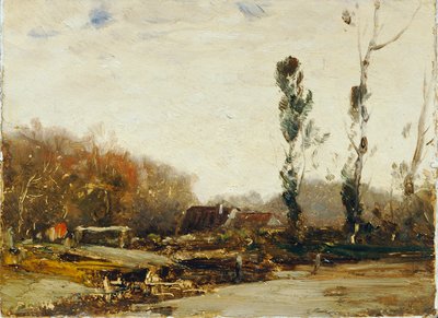 Landschaft bei Bernried von Ludwig Willroider