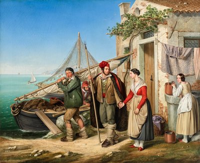 Eine venezianische Fischerfamilie von Ludwig von Beniczky