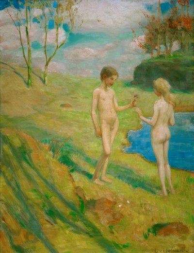 Frühlingserwachen von Ludwig von Hofmann