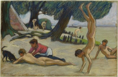 Knaben am Strand von Ludwig von Hofmann