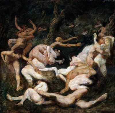 Die Entführung der Frauen von Ludwig von Hofmann