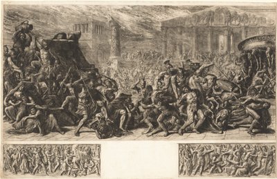 Die Plünderung des Tempels in Jerusalem von Luigi Ademollo
